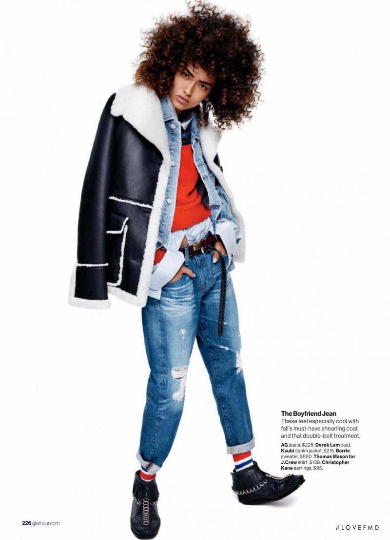 Anais Mali featured in Denim, October 2016