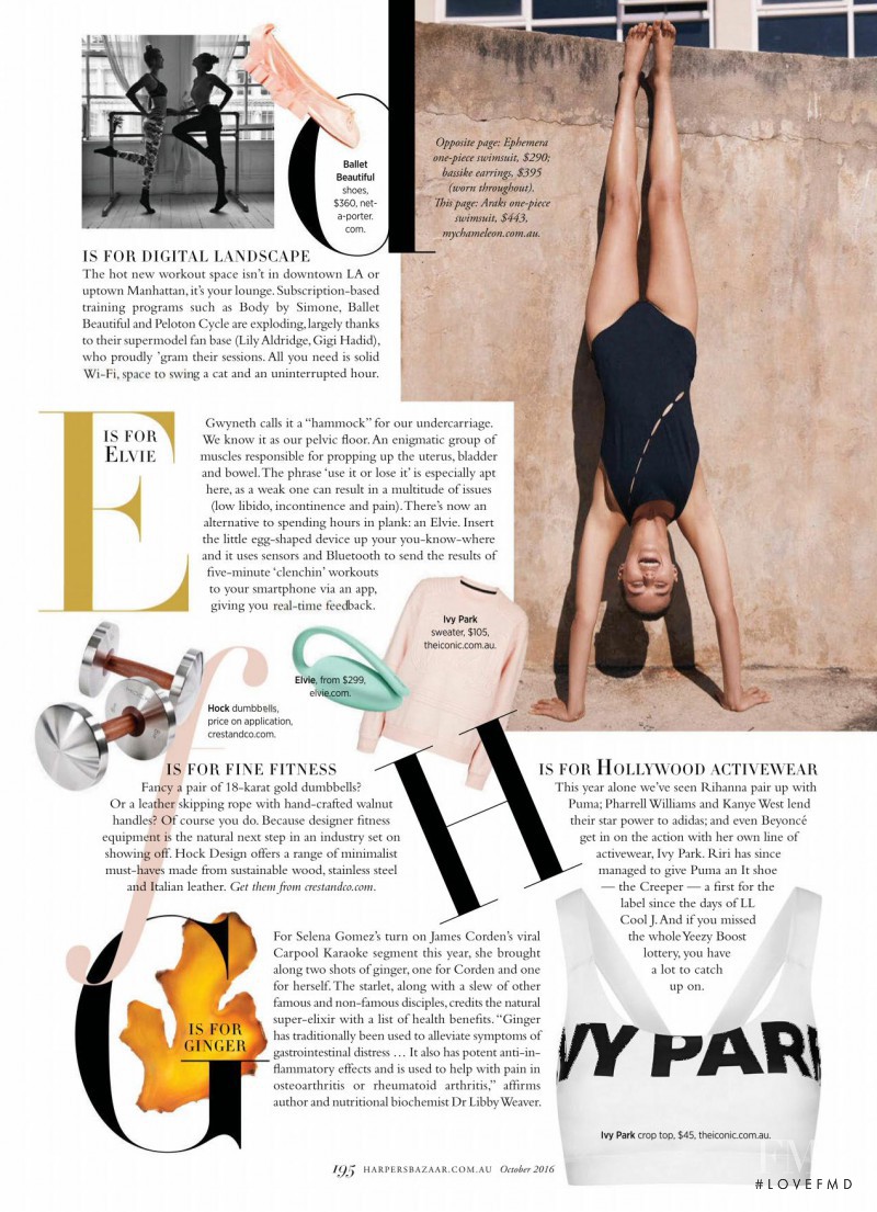 George Gigi Midgley featured in Body Well To-do, October 2016
