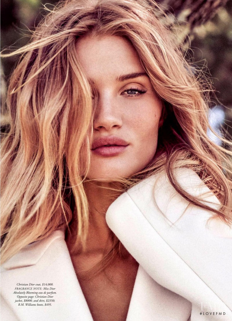 Rosie Huntington-Whiteley featured in Flower Girl, October 2016