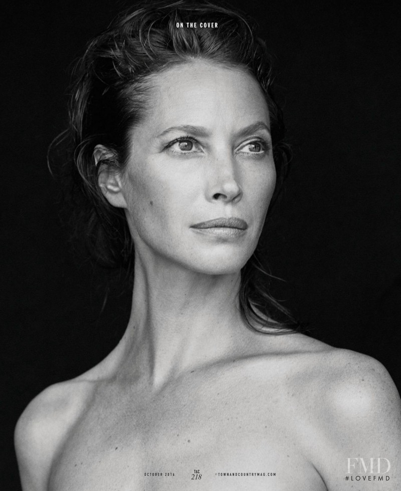 Christy Turlington featured in A Theory Of Evolution, October 2016