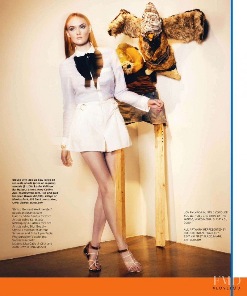 Lisa Cady featured in The Art Of Fashion, December 2010