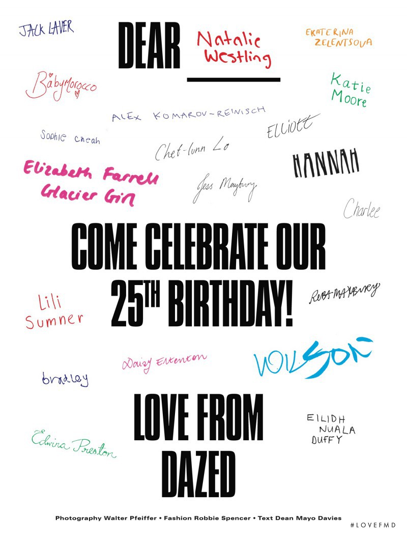 Dear, Come Celebrate Our 25th Birthday!, September 2016