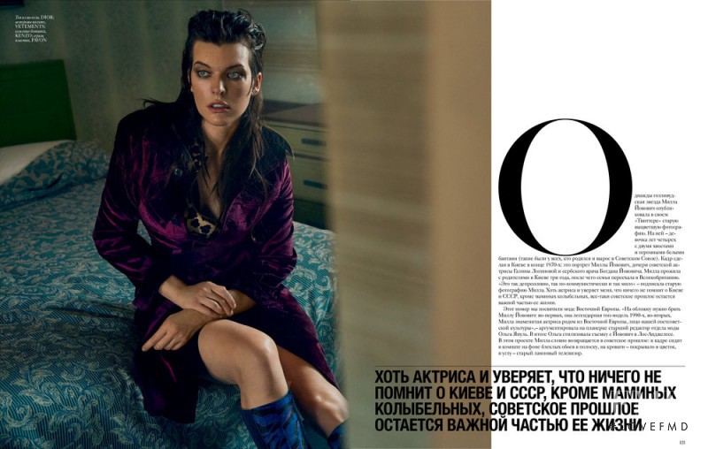 Milla Jovovich featured in Milla Jovovich, October 2016