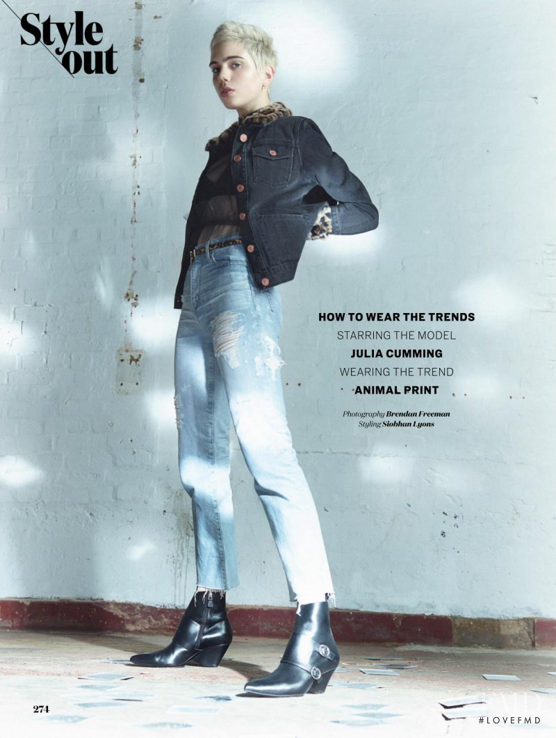 Julia Cumming featured in How To Wear The Trends, October 2016