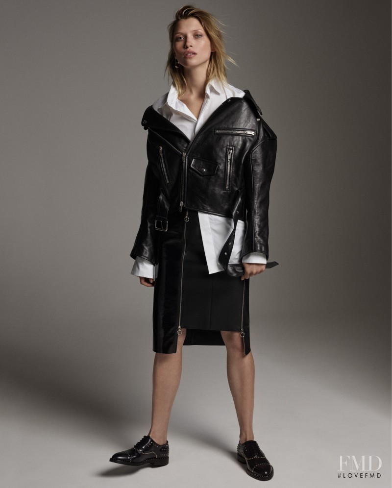 Hana Jirickova featured in Fashion Memo: Black Leather, November 2016