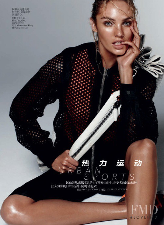 Candice Swanepoel featured in Urban Sports, February 2012