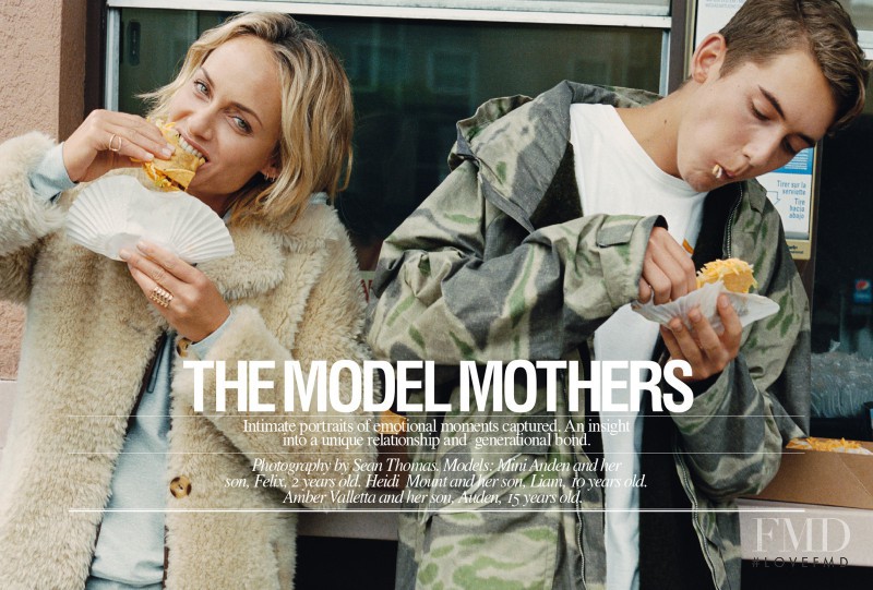 Amber Valletta featured in The Model Mother, September 2016