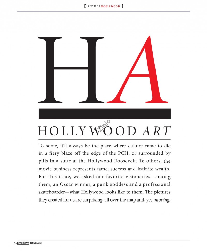 Hollywood Art, February 2009