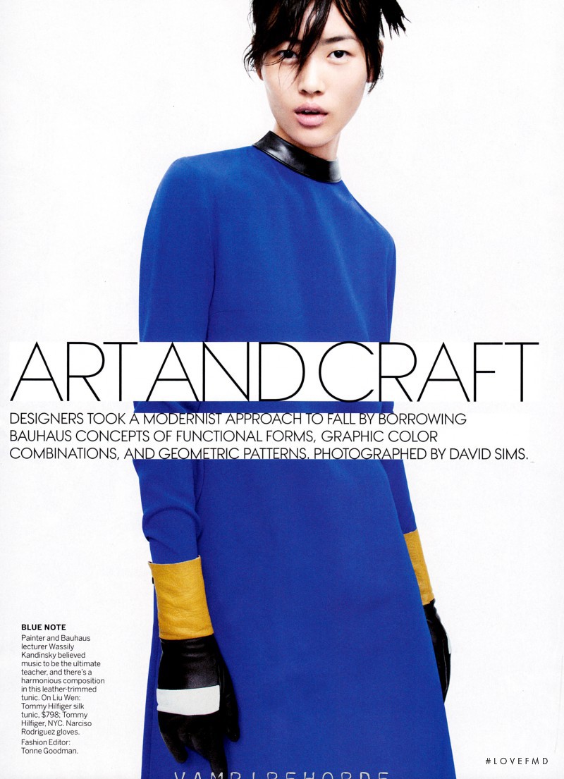Liu Wen featured in Art and Craft, September 2012
