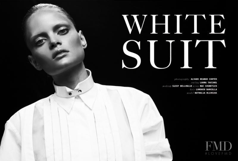 Nathalia Oliveira featured in White Suit, June 2011