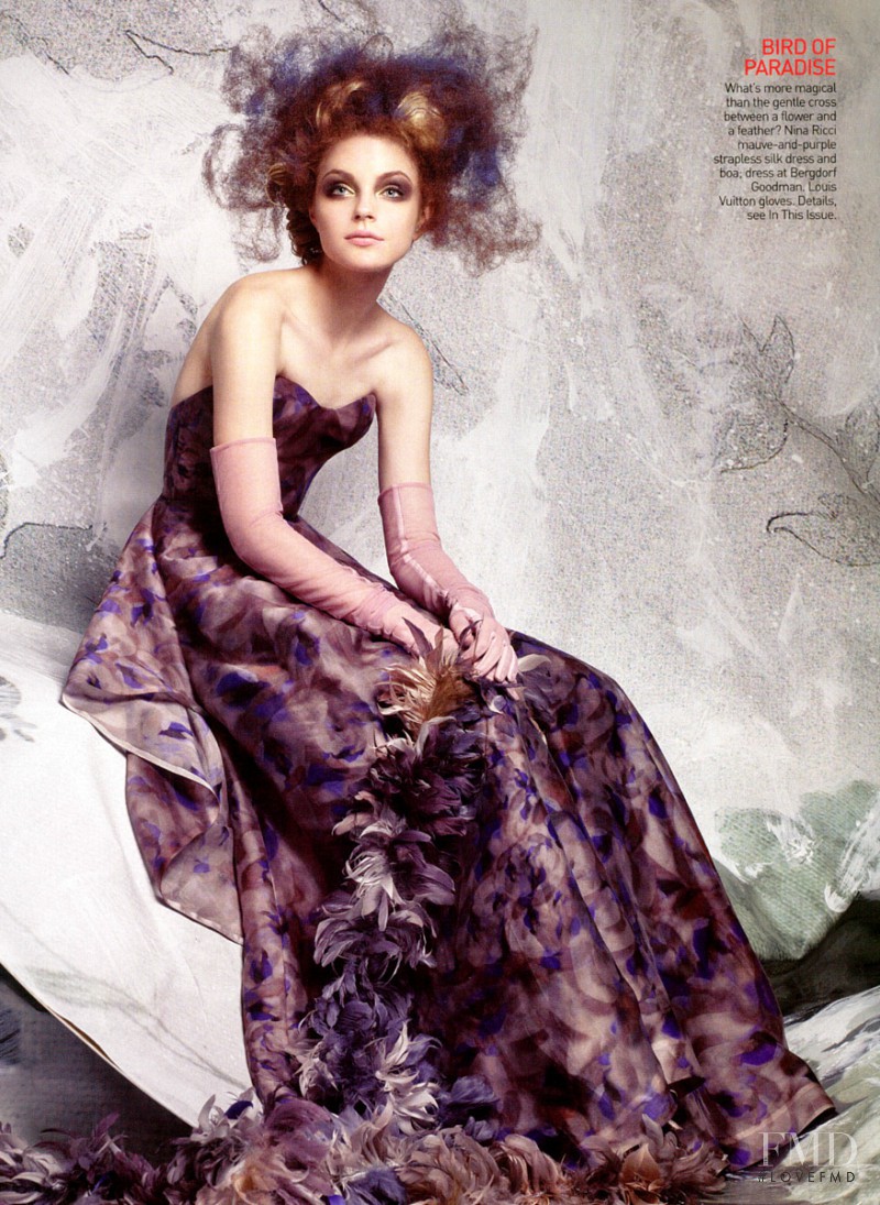 Jessica Stam featured in High Definition, March 2008