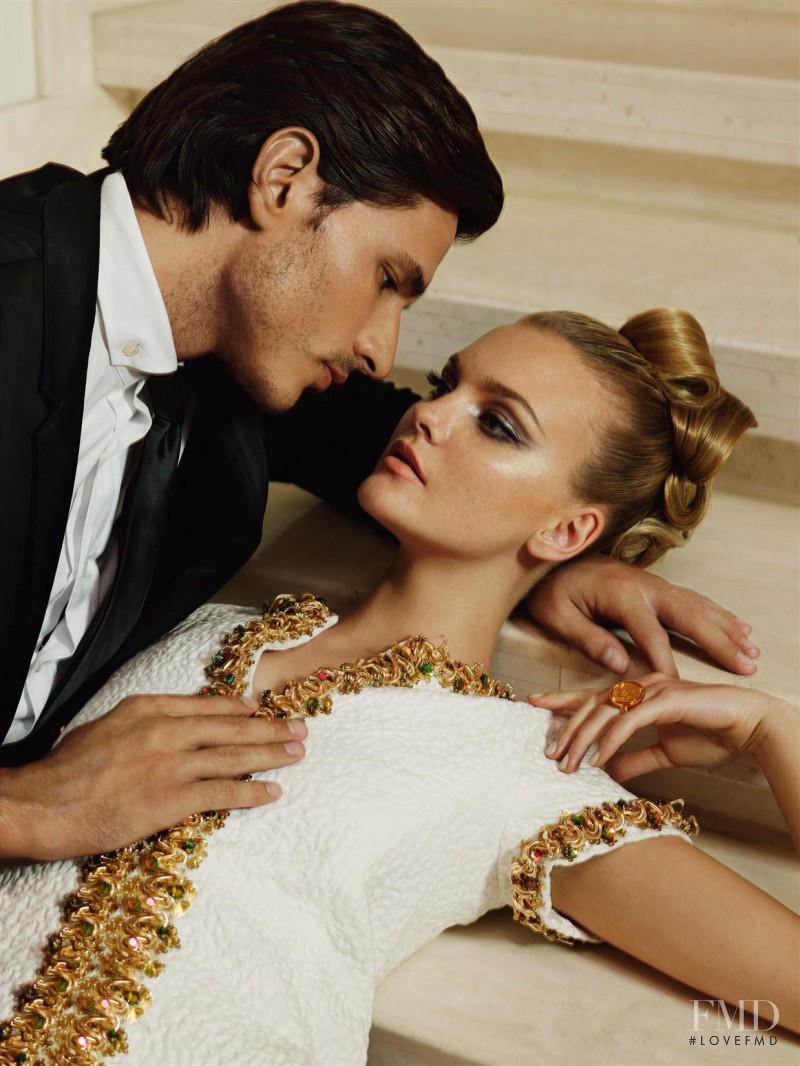 Caroline Trentini featured in Chic and Ravishing, December 2007