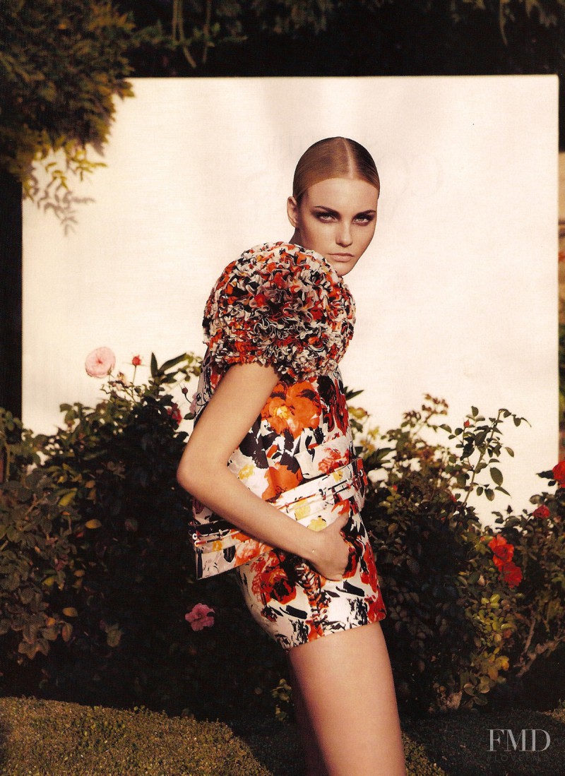 Caroline Trentini featured in The New Shapes, March 2008
