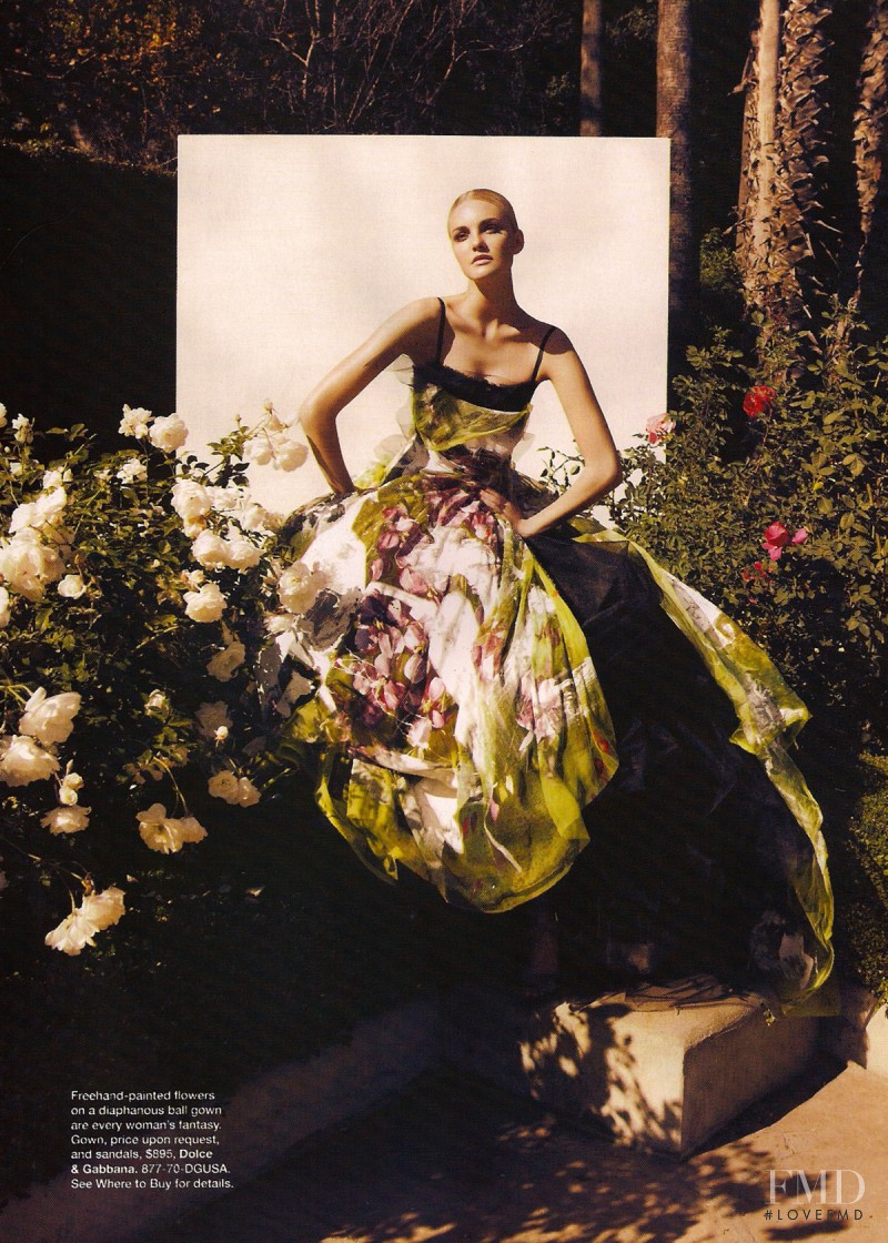 Caroline Trentini featured in The New Shapes, March 2008