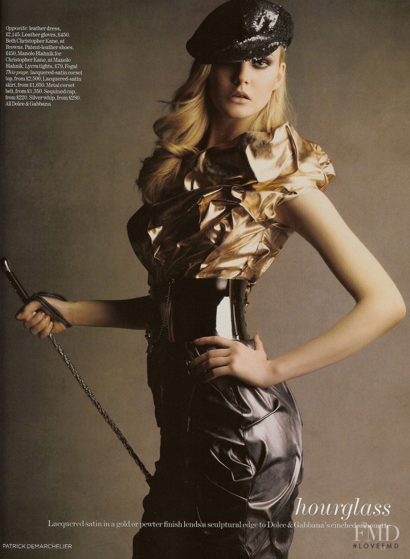 Caroline Trentini featured in The Collections, August 2007