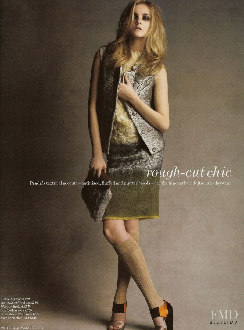 Caroline Trentini featured in The Collections, August 2007