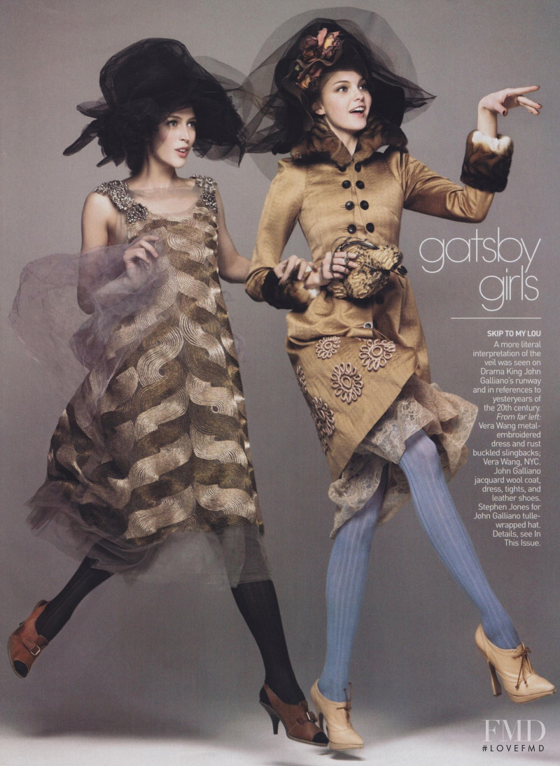 Raquel Zimmermann featured in Vogue Point of View - Cloud Atlas, July 2007