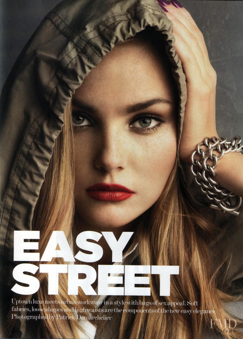 Caroline Trentini featured in Easy Street, April 2007