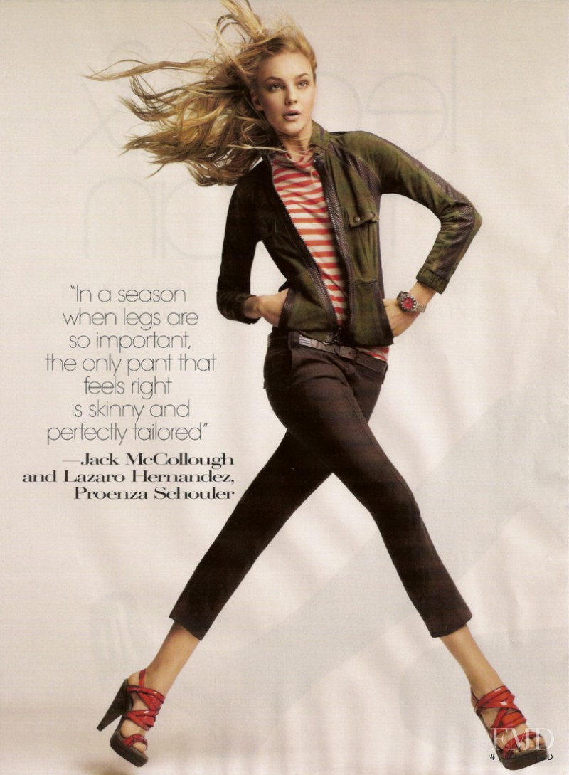 Caroline Trentini featured in Lean , February 2007