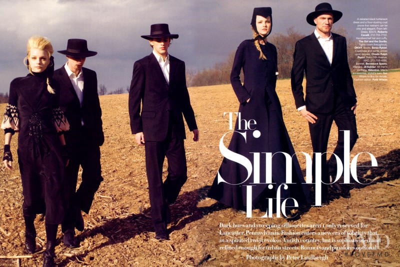 Jessica Stam featured in The Simple Life, October 2006