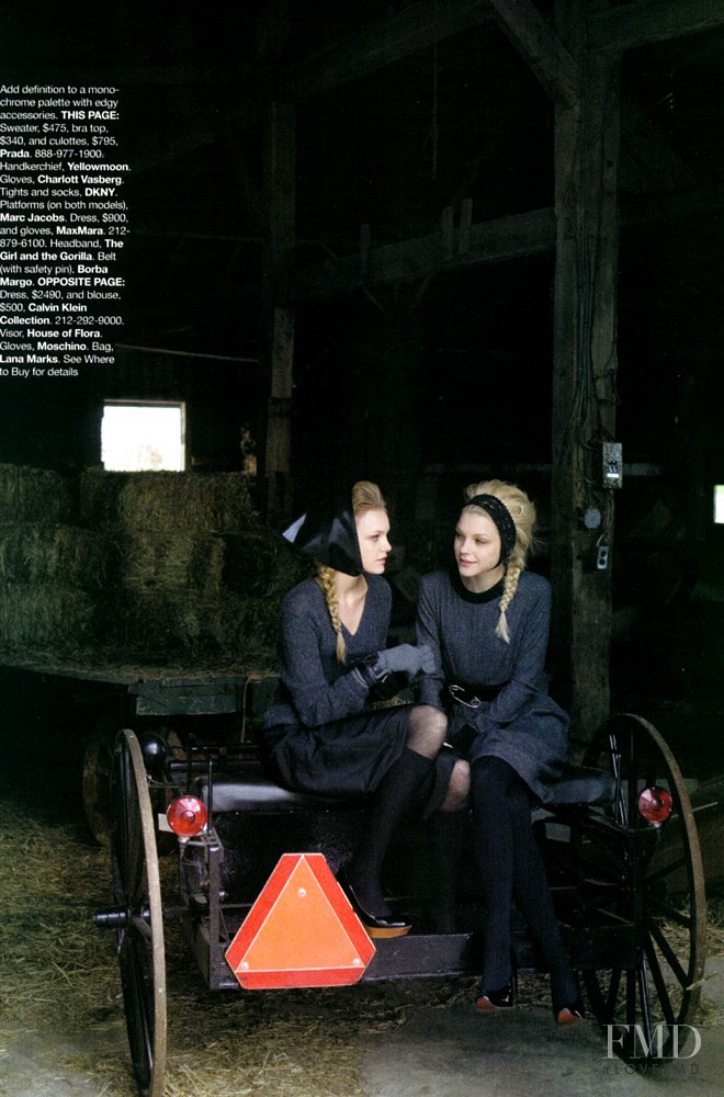 Jessica Stam featured in The Simple Life, October 2006