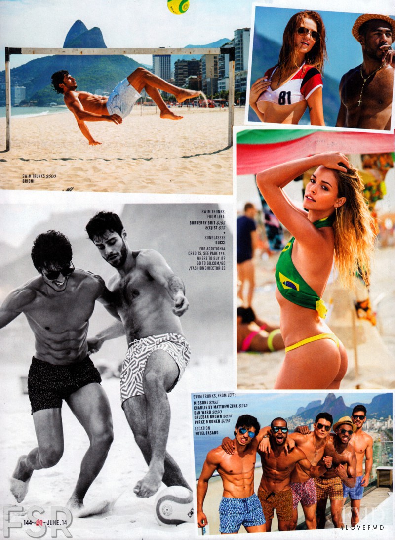 Cintia Dicker featured in Suit Up for Rio, June 2014