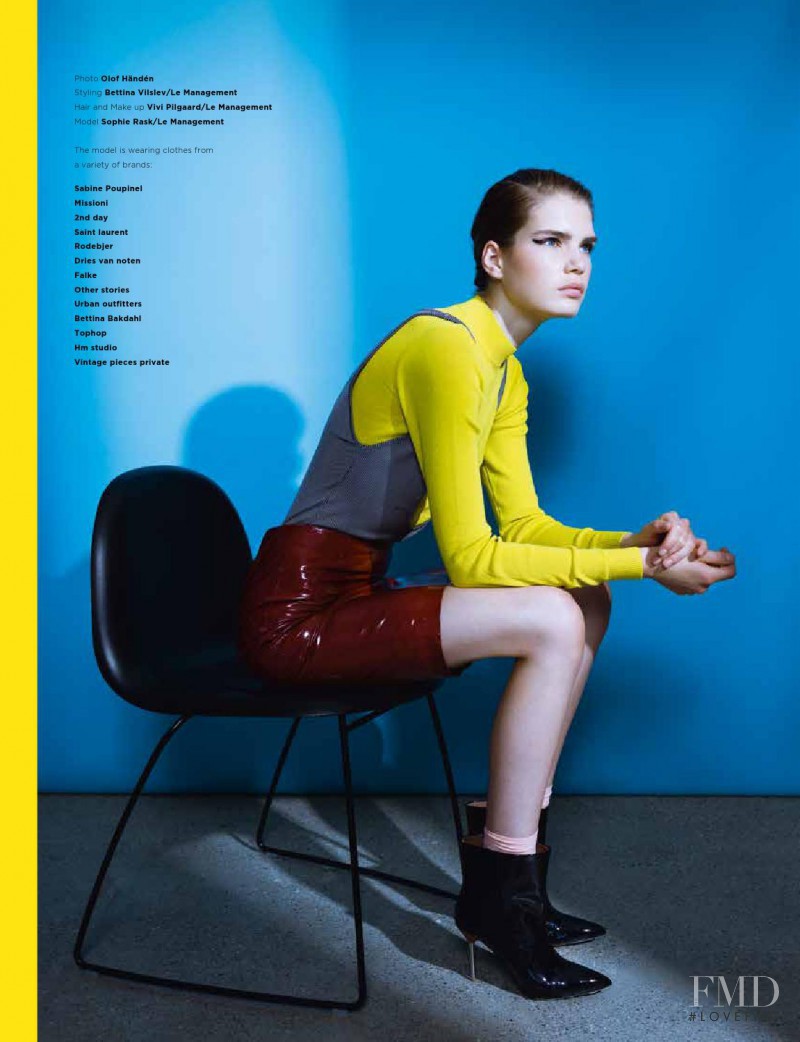 Sophie Rask featured in Collection, January 2015