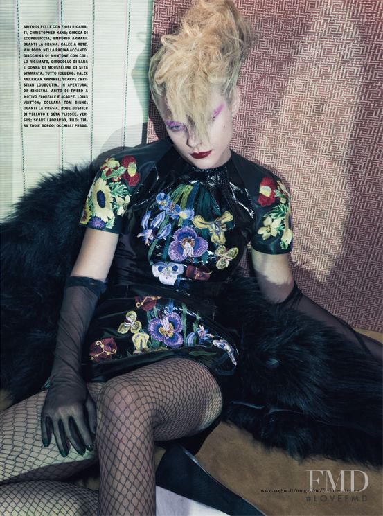 Jessica Stam featured in An Individual Vision, November 2010