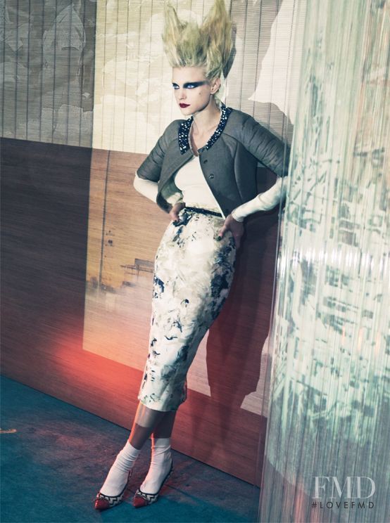 Jessica Stam featured in An Individual Vision, November 2010