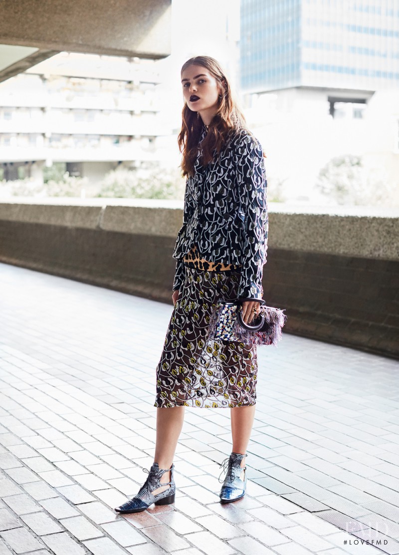 Sandra Schmidt featured in Dior, September 2016