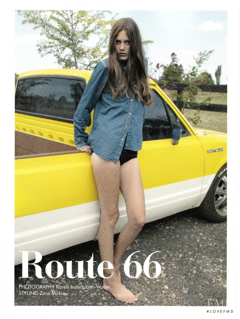 Jordan Agnew featured in Route 66, March 2010