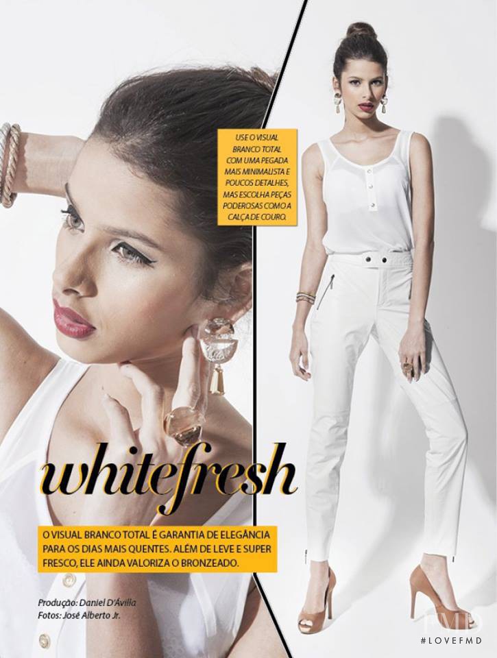 Bruna Lirio featured in White Fresh, October 2013