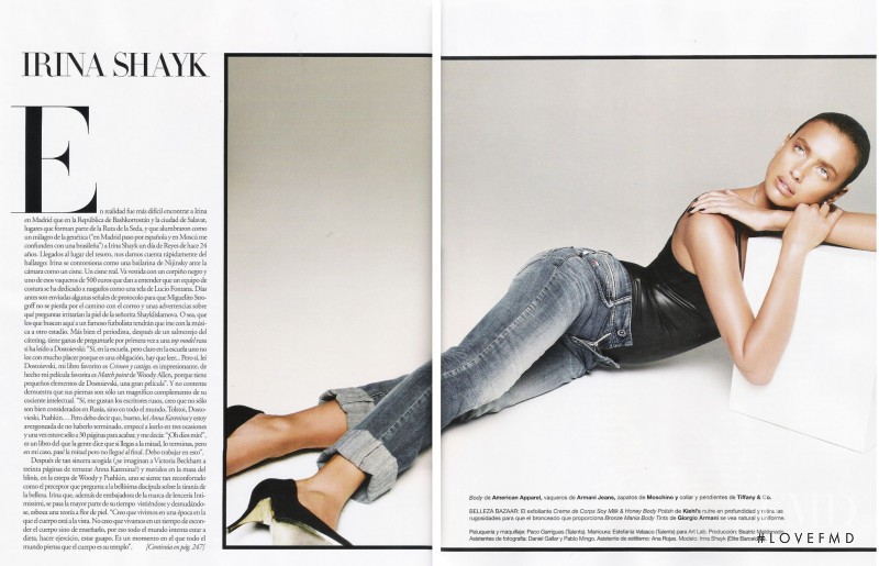 Irina Shayk featured in Jeans o seda, November 2010