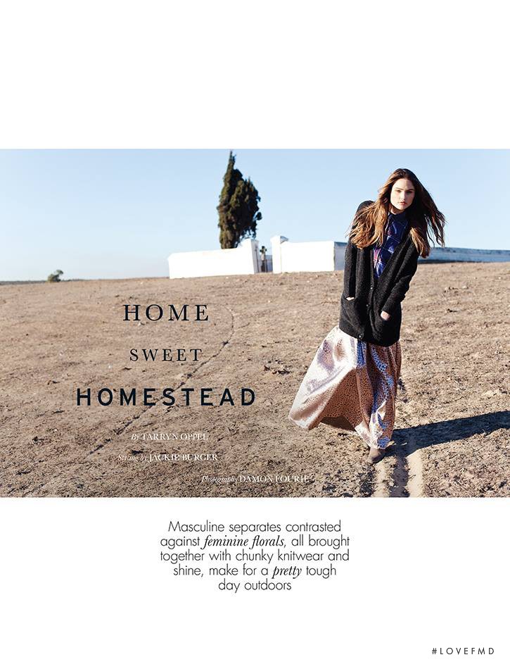 Jordan van der Vyver featured in Home Sweet Homestead, July 2014