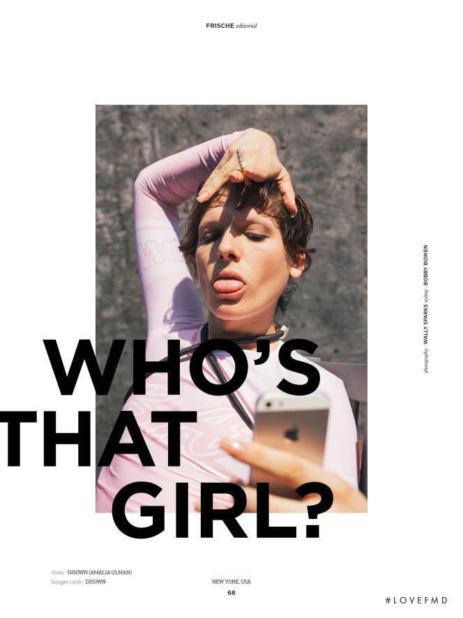 Hari Nef featured in Who\'s That Girl?, September 2014