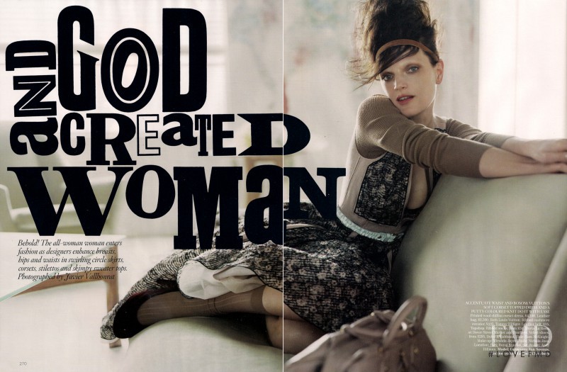 Guinevere van Seenus featured in And God Created Woman, September 2010