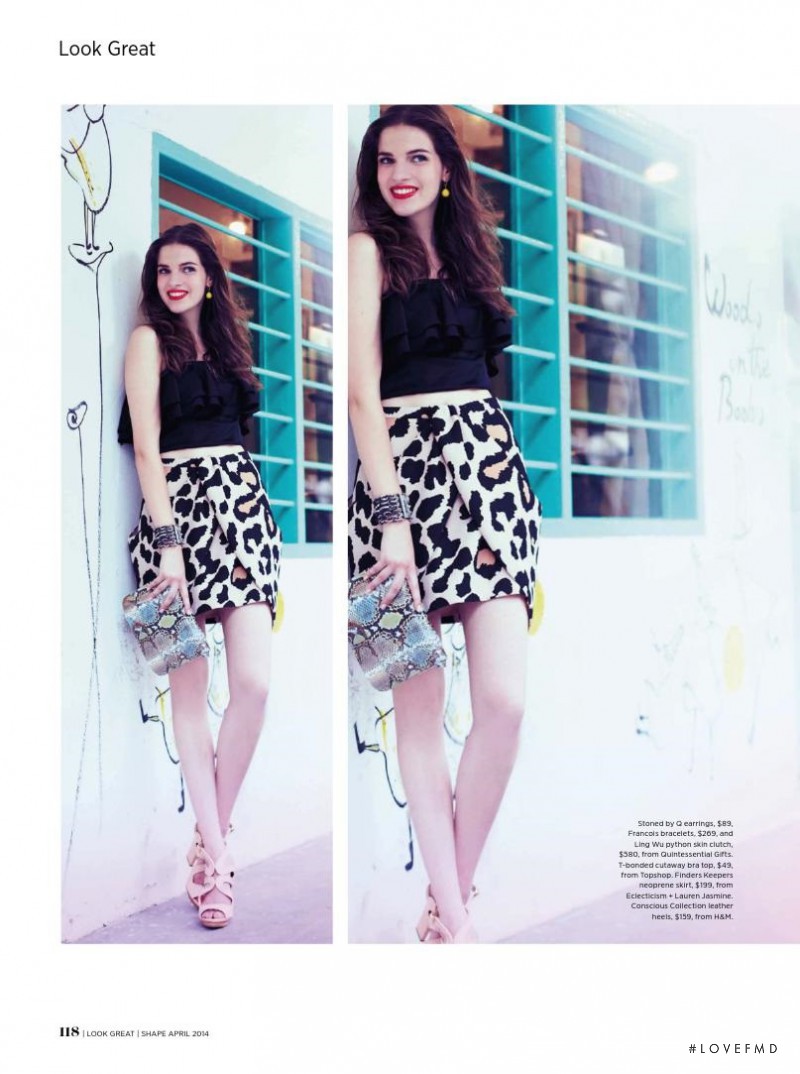 Alicia Tostmann featured in Hello Cropped Tops!, April 2014