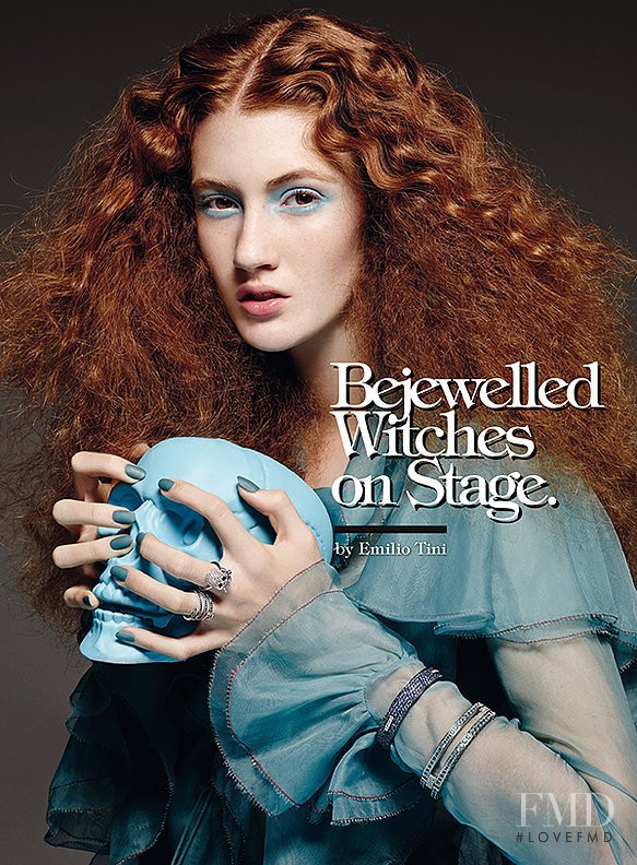 Bejewelled witches on stage, December 2015