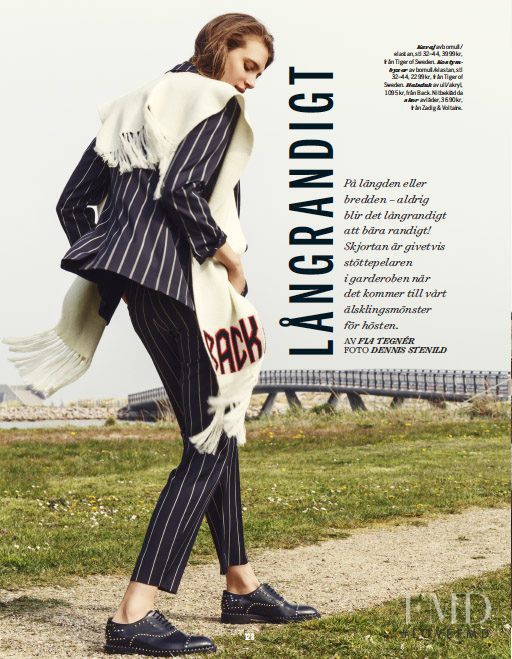 Claire De Regge featured in Langrandigt, October 2016