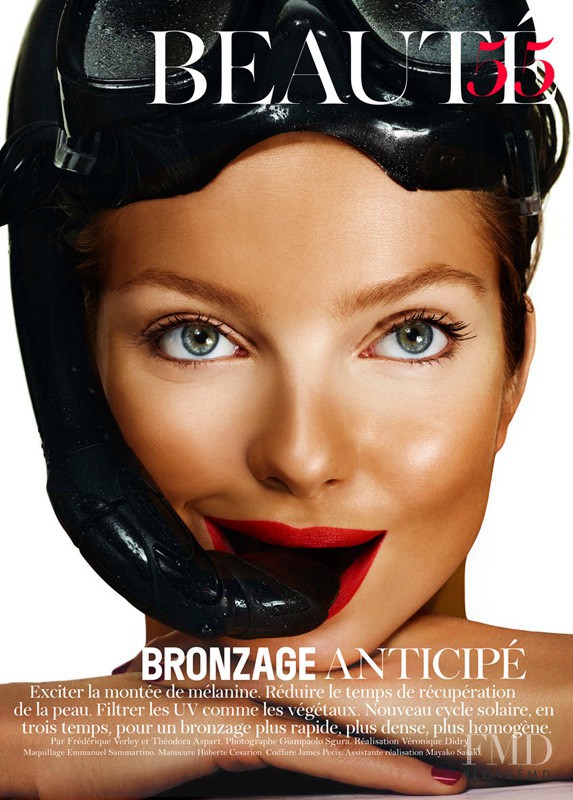 Eniko Mihalik featured in  Bronzage Anticipe, June 2011