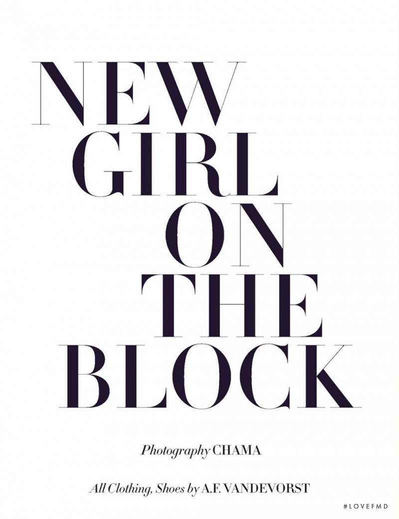 New Girl On The Block, November 2014