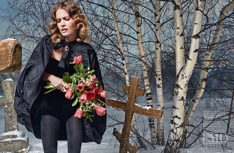 Yulia Vasiltsova featured in Cinderella Haute Couture, March 2013
