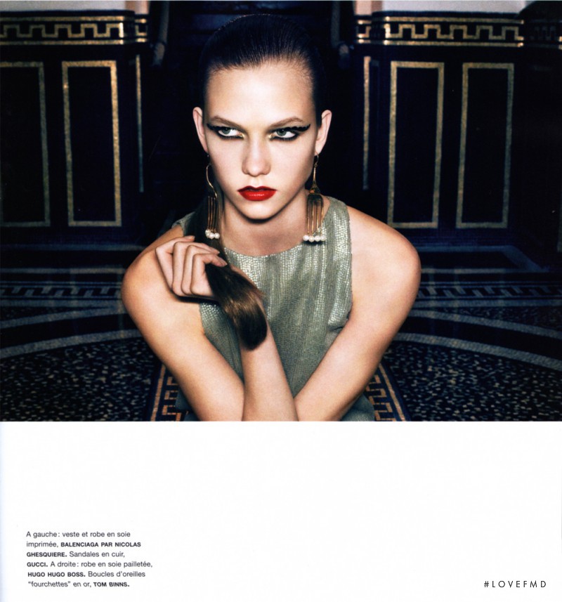 Karlie Kloss featured in Au regard des divinites, April 2008