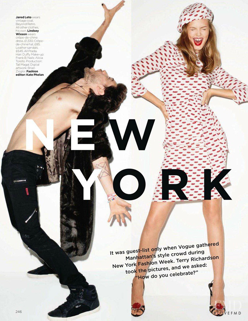 Lindsey Wixson featured in New York Cool, December 2011