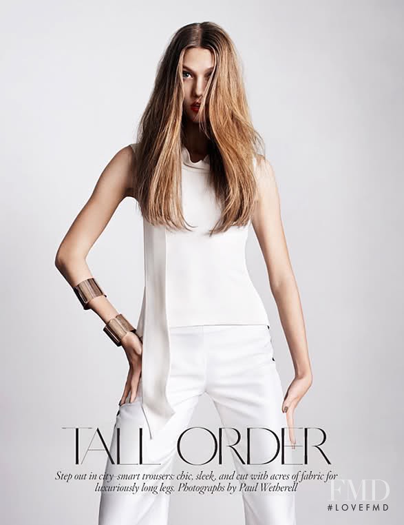 Karlie Kloss featured in Tall Order, January 2011