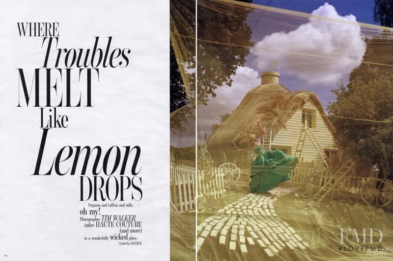 Karlie Kloss featured in Where Troubles Melt Like Lemon Drops, October 2010