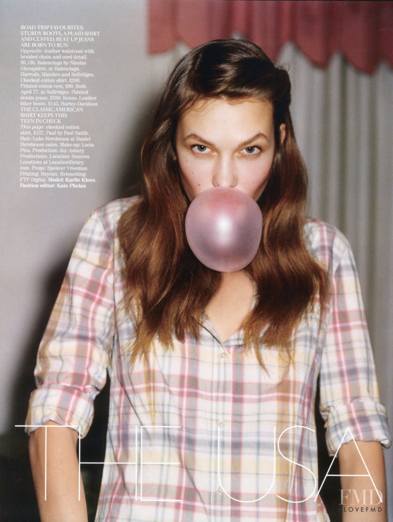 Karlie Kloss featured in Born in the USA, May 2010