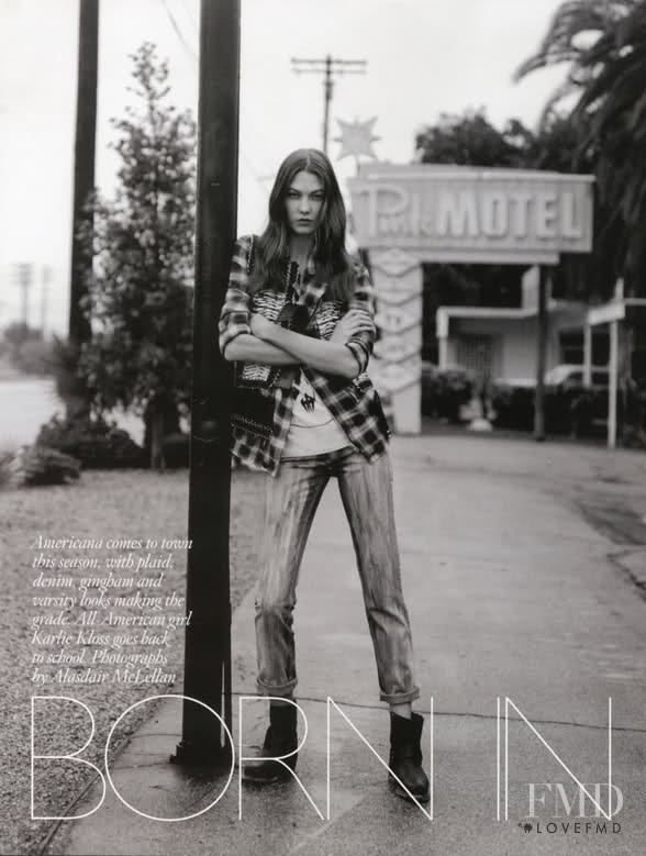 Karlie Kloss featured in Born in the USA, May 2010