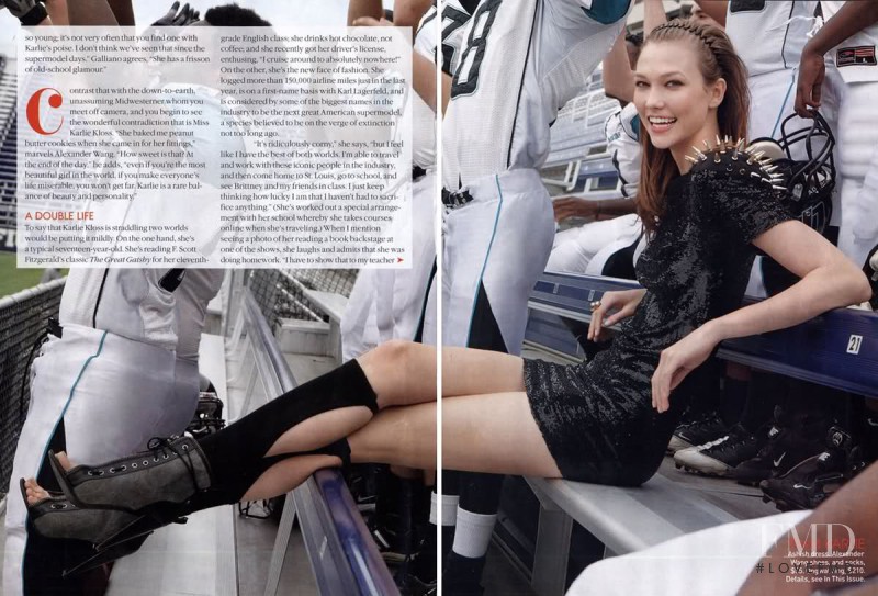 Karlie Kloss featured in The M.V.P., May 2010