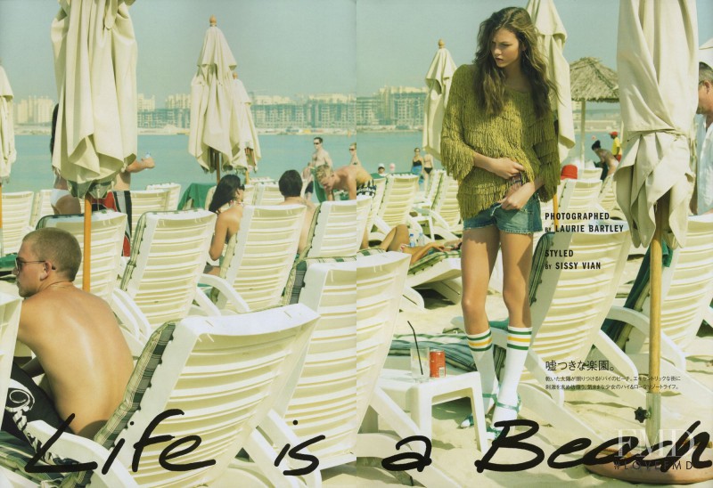 Karlie Kloss featured in Life is a Beach, June 2008